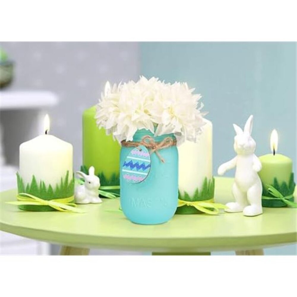 Easter Decorations, Easter Mason Jars Decoration, Easter Farmhouse Decor - Picture 2 of 6